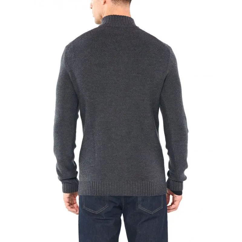 icebreaker  Mens Waypoint LS Half Zip - Pullover in lana merino - Uomo