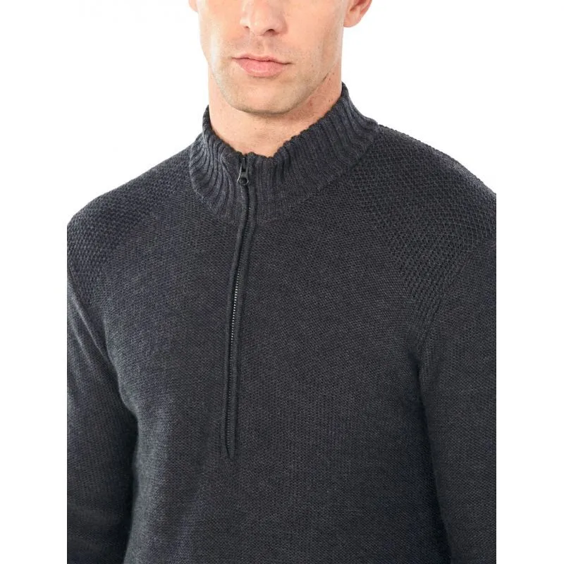 icebreaker  Mens Waypoint LS Half Zip - Pullover in lana merino - Uomo