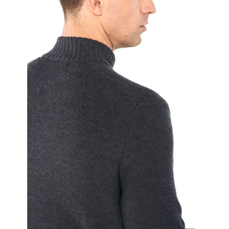 icebreaker  Mens Waypoint LS Half Zip - Pullover in lana merino - Uomo