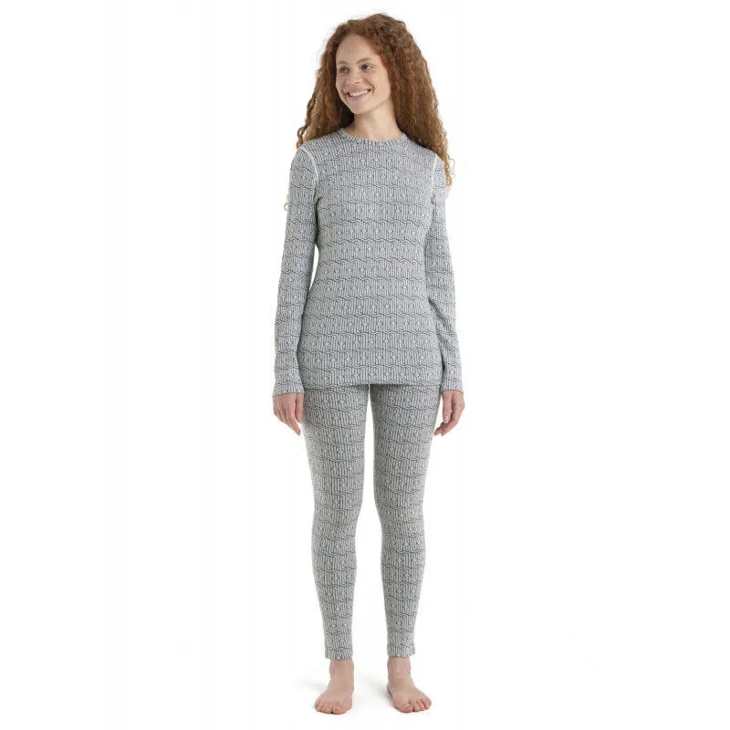 icebreaker  Merino 260 Vertex LS Crewe Herenga - Intimo lana merinos - Donna