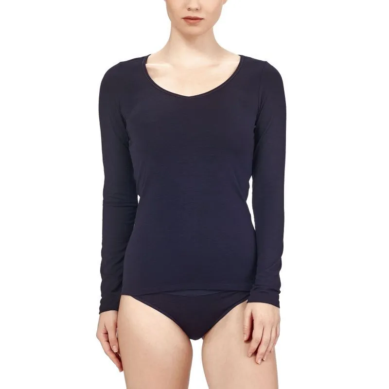 icebreaker  Siren Long Sleeve Sweetheart - Maglia merino - Donna