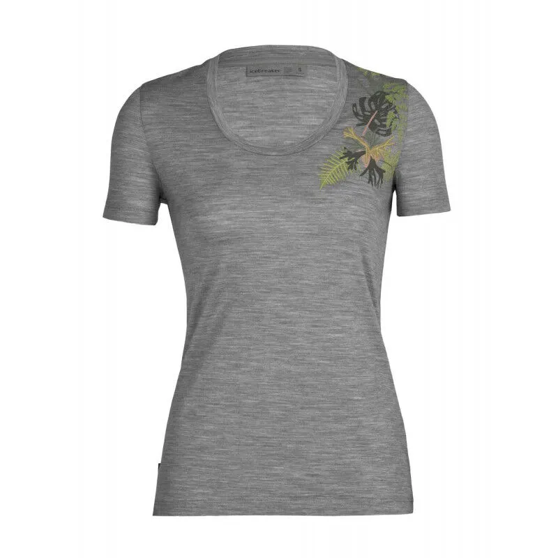 icebreaker  Tech Lite II SS Scoop Tee Fabulous Fer - Maglia merino - Donna