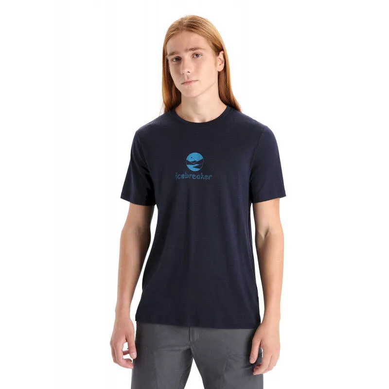 icebreaker  Tech Lite II SS Tee Icebreaker Essential Logo - Maglia merino - Uomo