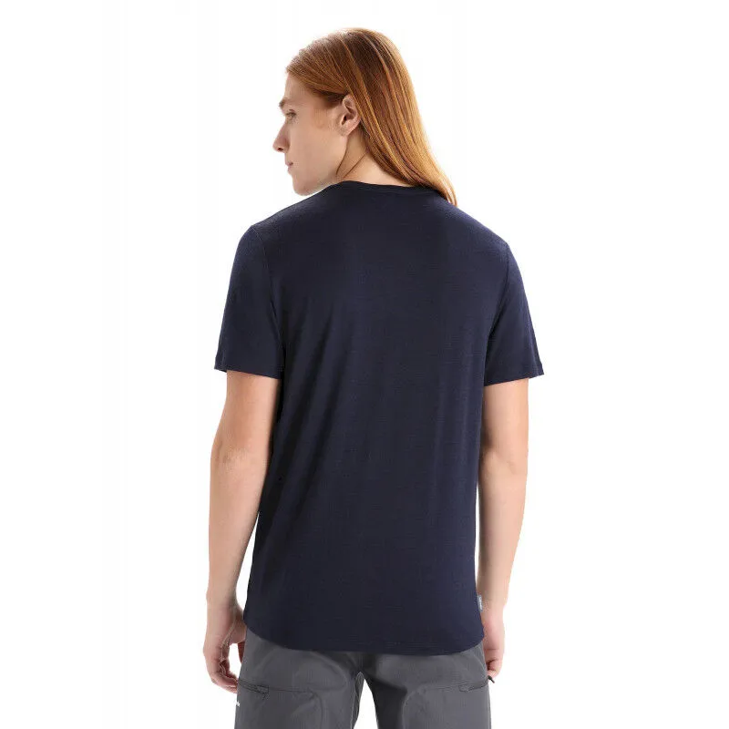 icebreaker  Tech Lite II SS Tee Icebreaker Essential Logo - Maglia merino - Uomo