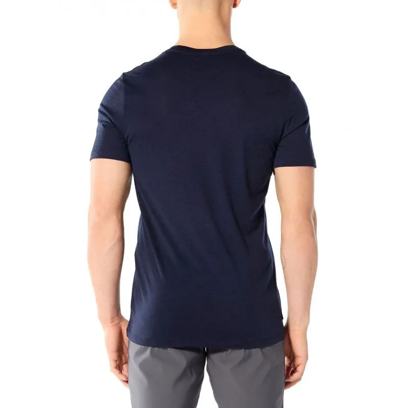 icebreaker  Tech Lite Short Sleeve Crewe Peak Patterns - Maglia merino - Uomo