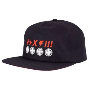 Independent Ante Crosses Snapback Hat Black