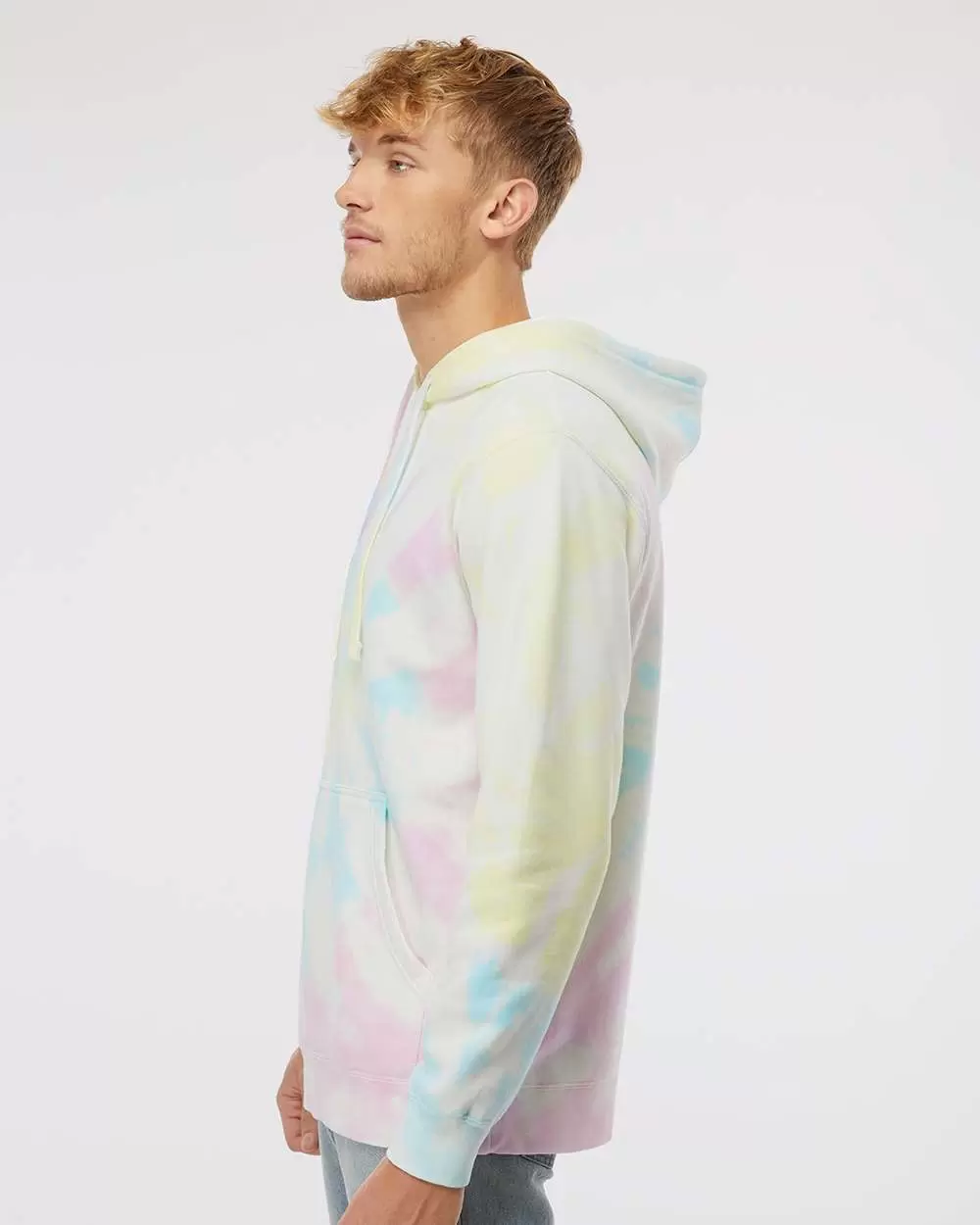 Independent Trading Co. PRM4500TD Midweight Tie-Dyed Hooded Sweatshirt SKU: PRM4500TD