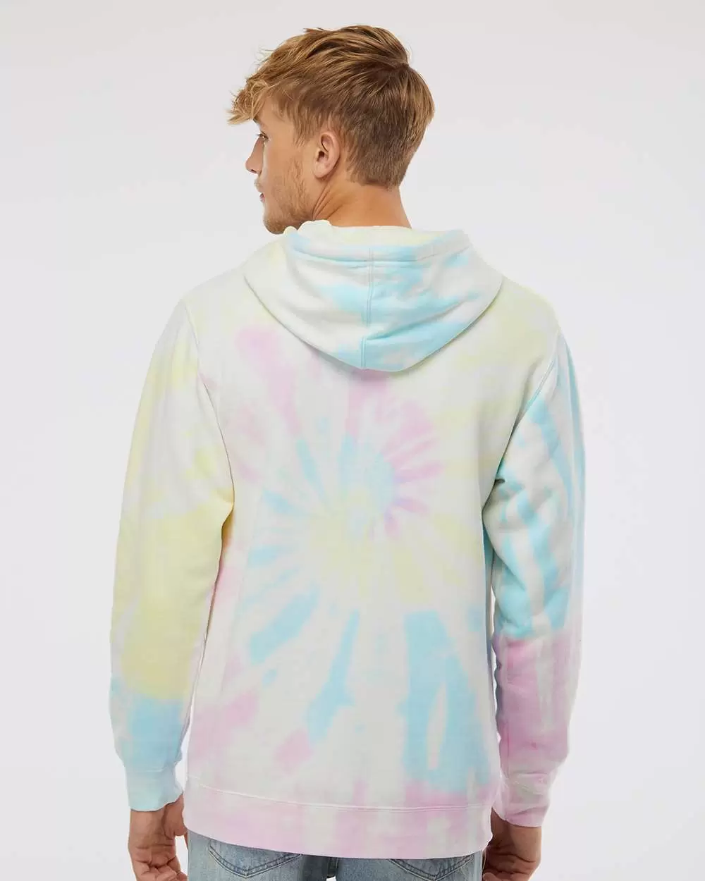 Independent Trading Co. PRM4500TD Midweight Tie-Dyed Hooded Sweatshirt SKU: PRM4500TD