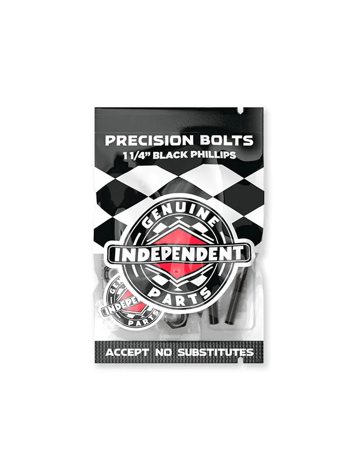 Independent Trucks  Bultar Indy Bolts Phillips Black 1 1/4"