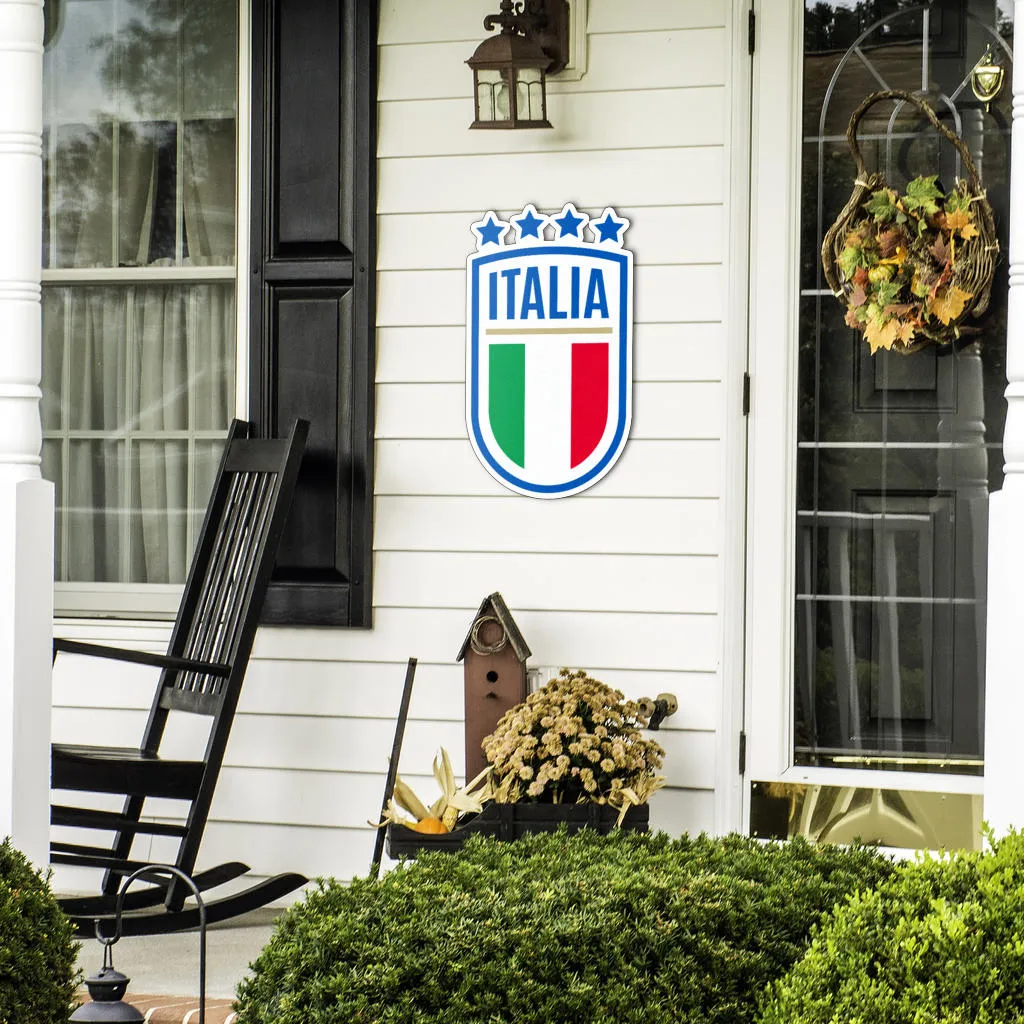 Italy Logo - Colored Metal Art