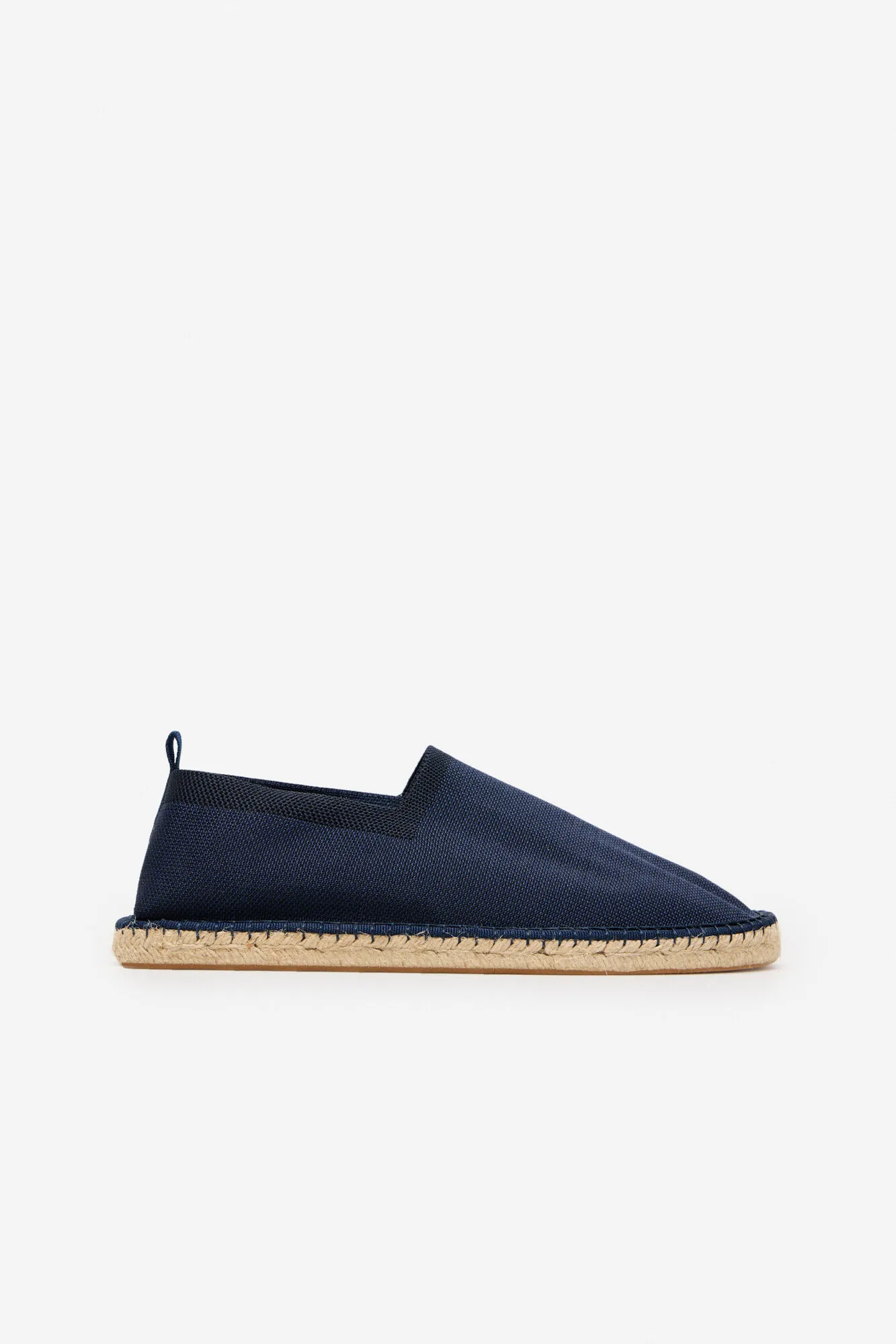 Jersey-knit fabric espadrille