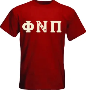 Kappa Phi Nu Pi Single Applique Tee