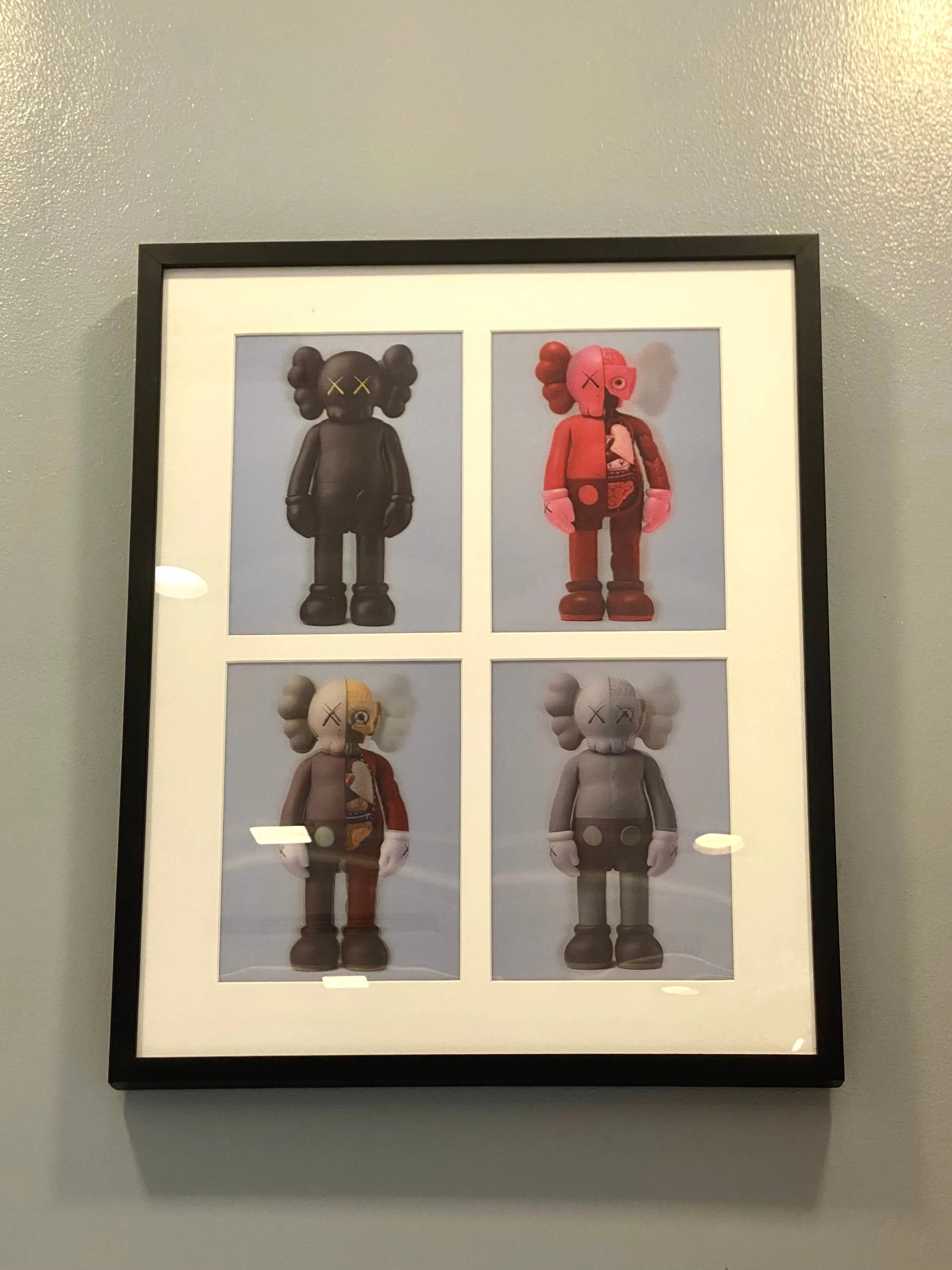 Kaws Companion Lenticular (Framed)