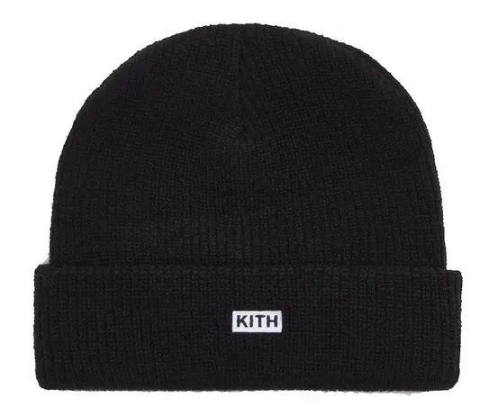 Kith Classic Rib Beanie Black