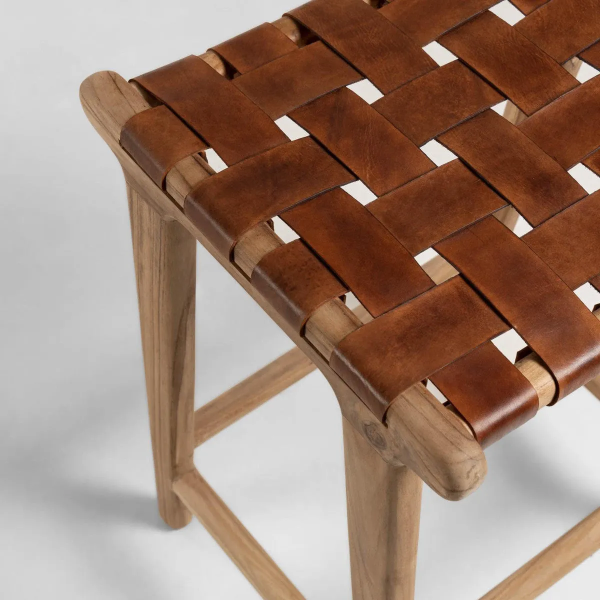 La Forma Calixta Timber Bar Stool