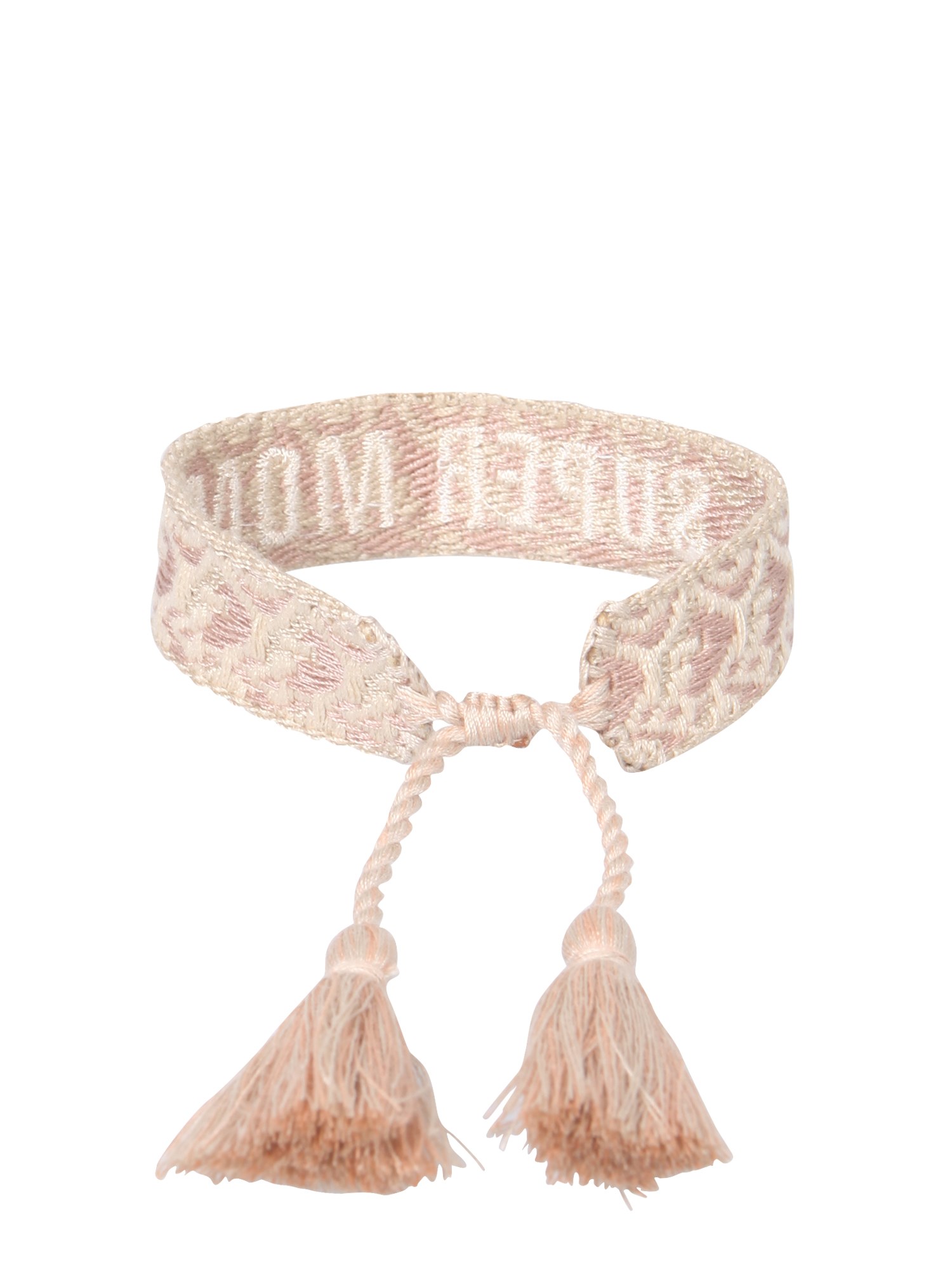 LABEL K    SUPER MOM BRAIDED FABRIC BRACELET