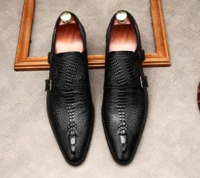 Men Dress Shoes -  Antonio Double Monk Strap Shoes