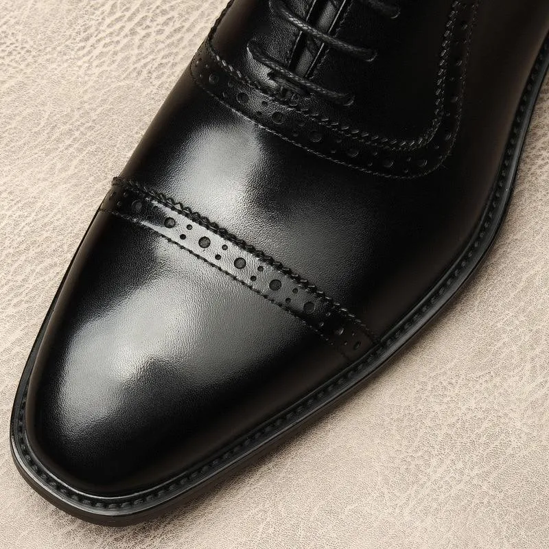 Men Dress Shoes -  Russo Luxurious Oxford Shoes