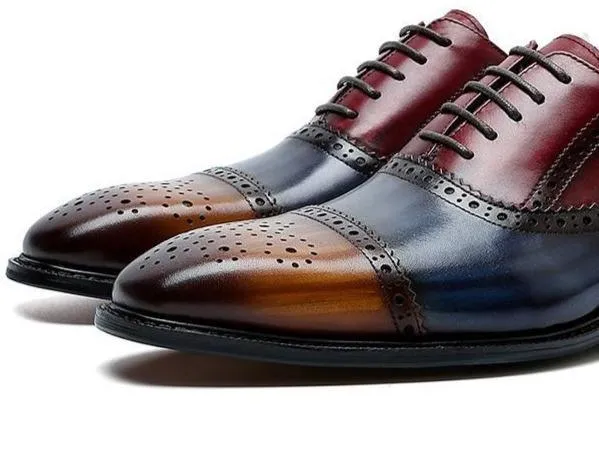 Men Dress Shoes -  Timotio Leather Oxford Shoes