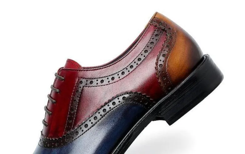 Men Dress Shoes -  Timotio Leather Oxford Shoes