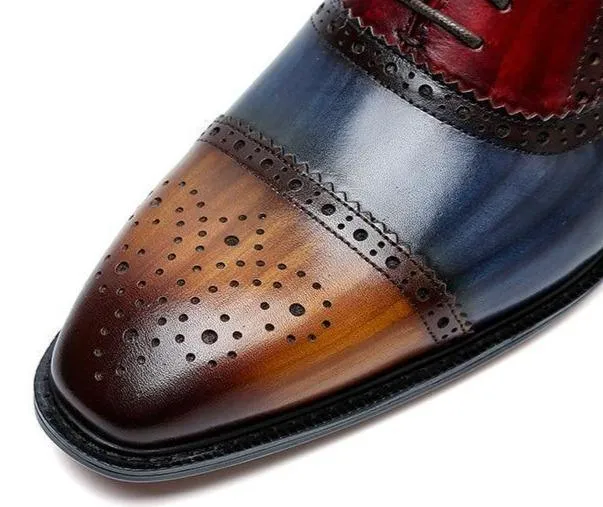 Men Dress Shoes -  Timotio Leather Oxford Shoes