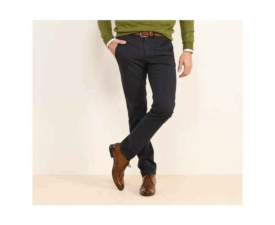 Navy Men's chinos - KYRK