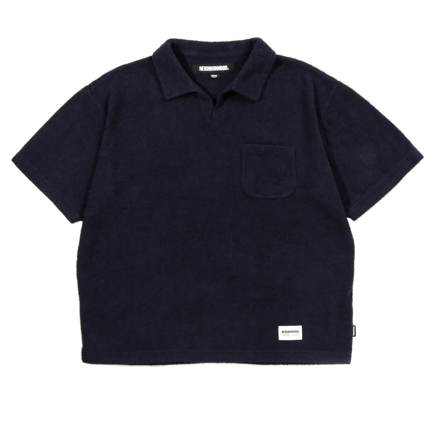 NEIGHBORHOOD PILE POLO NAVY