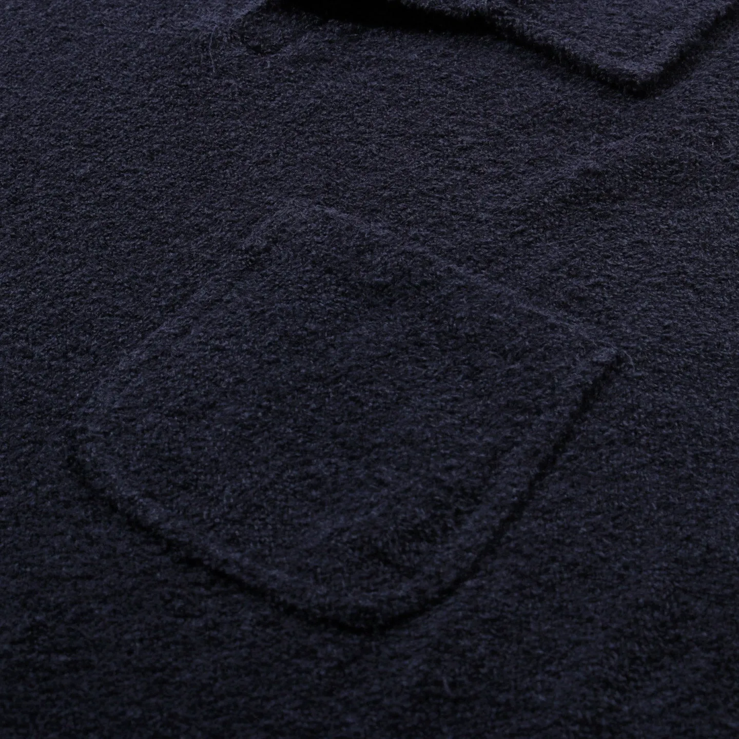 NEIGHBORHOOD PILE POLO NAVY