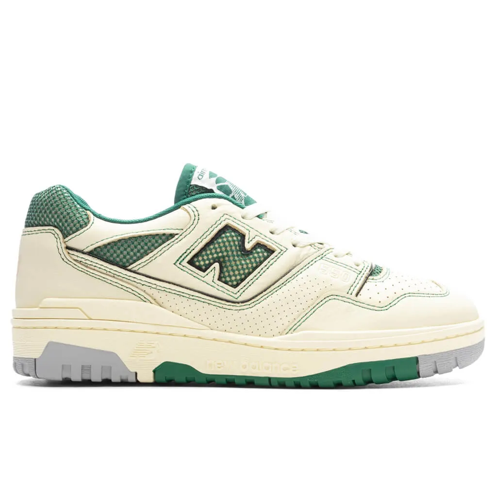 New Balance x Aime Leon Dore P550 Basketball Oxfords - White/Green