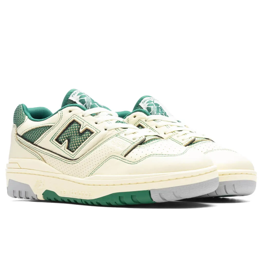 New Balance x Aime Leon Dore P550 Basketball Oxfords - White/Green