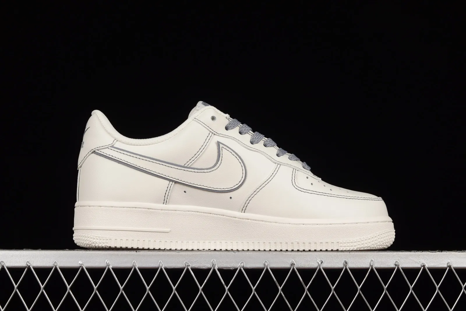 Nike Air Force 1 07 Low 3M Rice White Dark Grey 315122-606