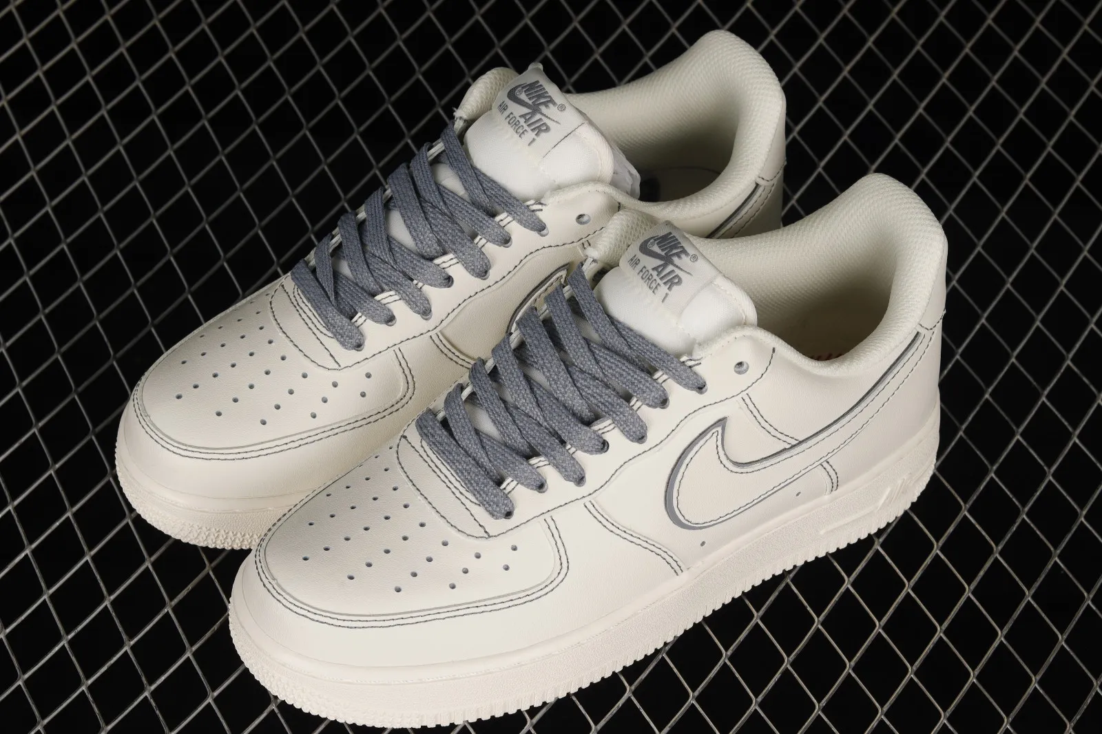 Nike Air Force 1 07 Low 3M Rice White Dark Grey 315122-606