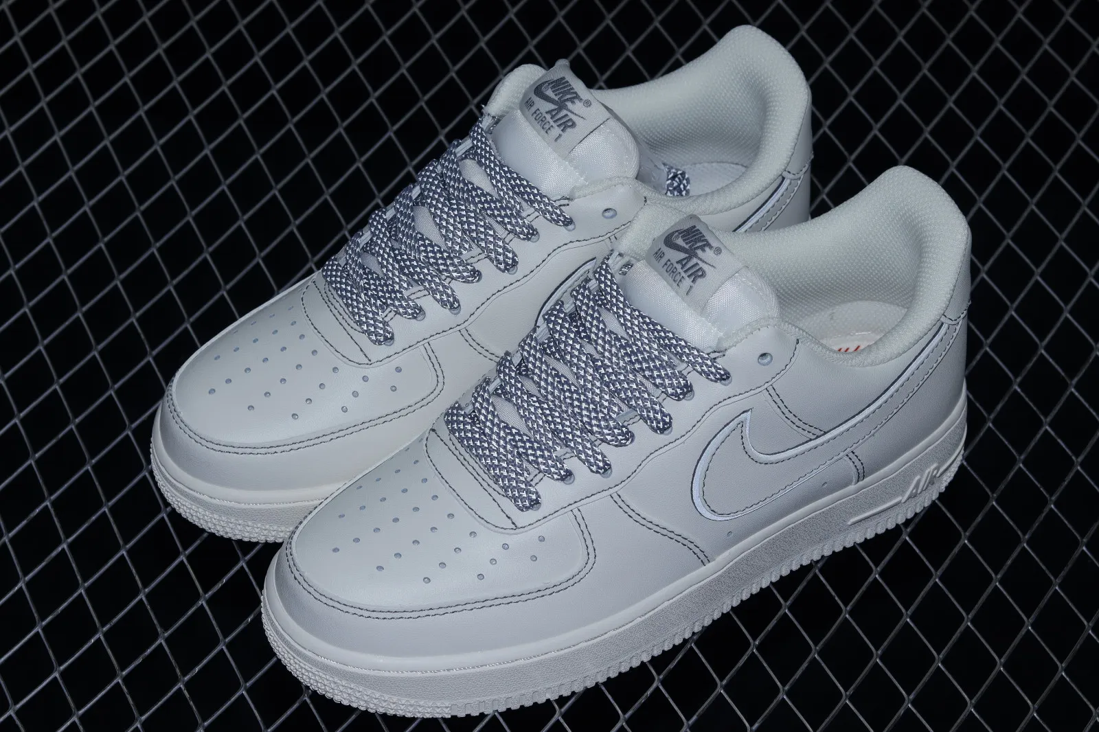 Nike Air Force 1 07 Low 3M Rice White Dark Grey 315122-606