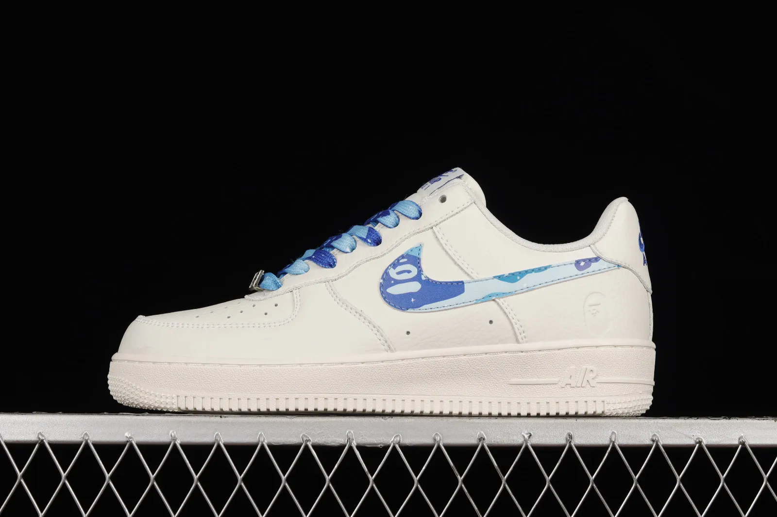 Nike Air Force 1 07 Low Beige Blue White AA1356-116