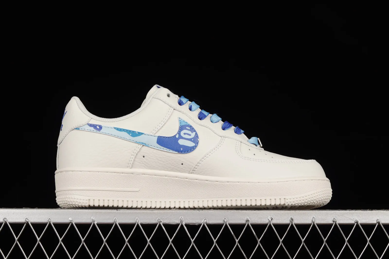 Nike Air Force 1 07 Low Beige Blue White AA1356-116