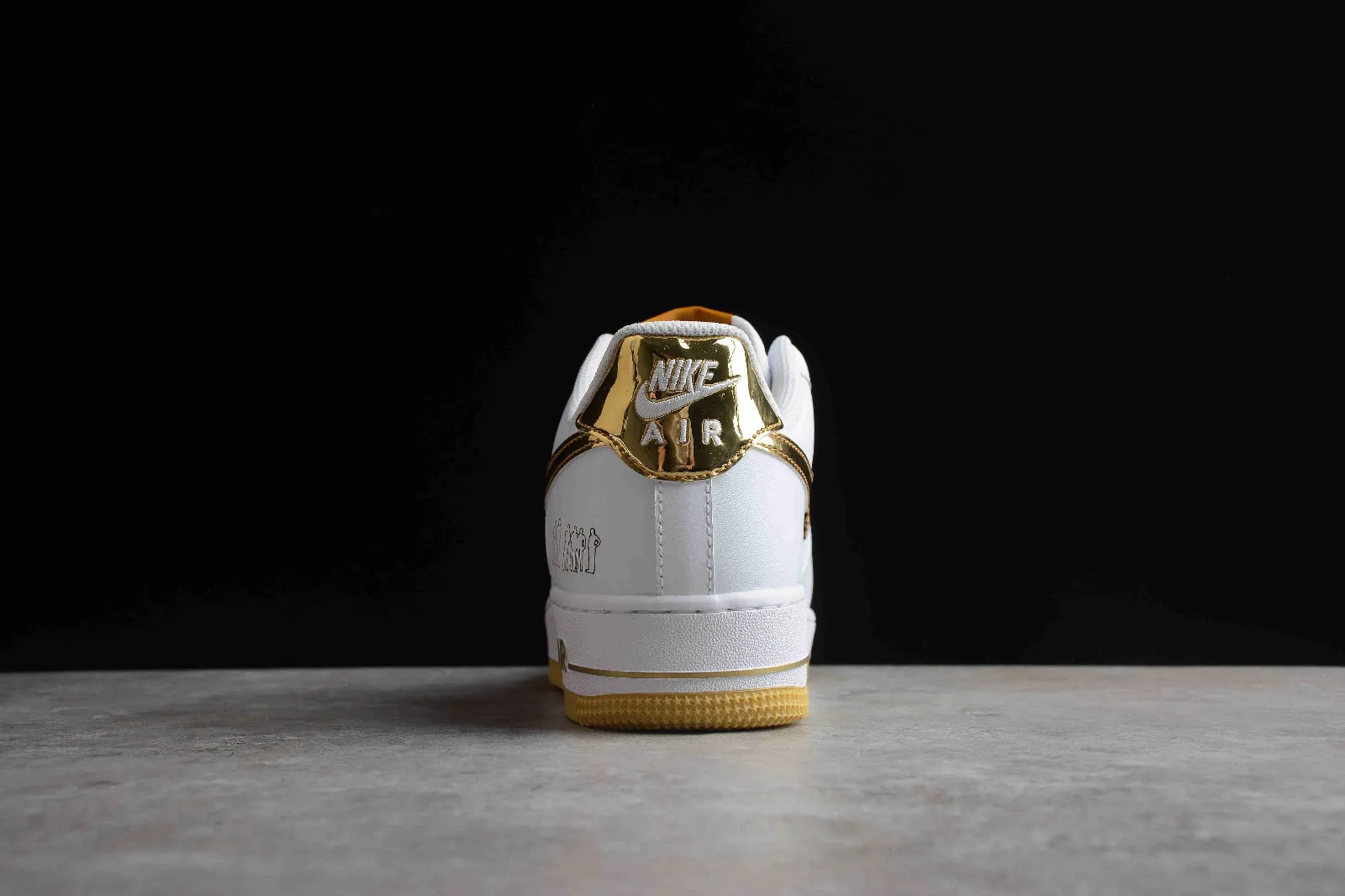 Nike Air Force 1 Low Players White Metallic Gold 315092-171