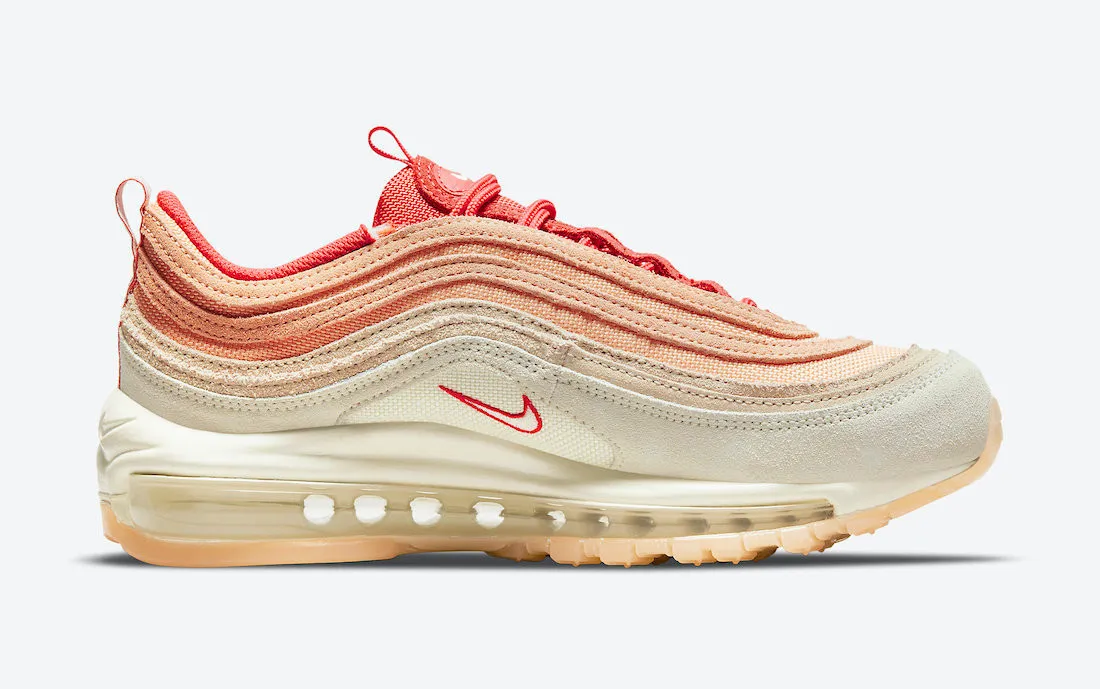 Nike Air Max 97 Sisterhood Cashmere Orange Chalk Rattan Metallic Gold DM8943-700