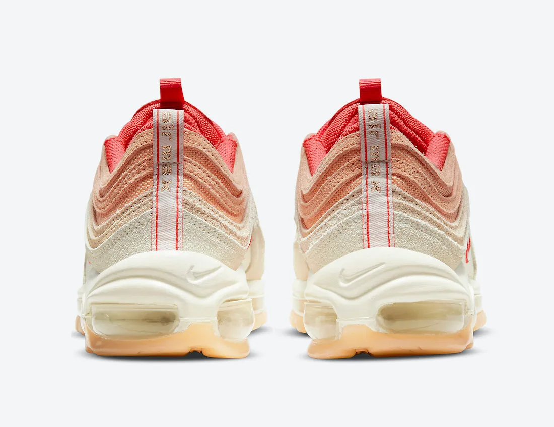 Nike Air Max 97 Sisterhood Cashmere Orange Chalk Rattan Metallic Gold DM8943-700