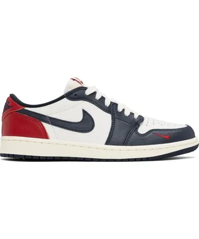 Nike Blue & Red Air Jordan 1 Retro Low OG Howard Sneakers