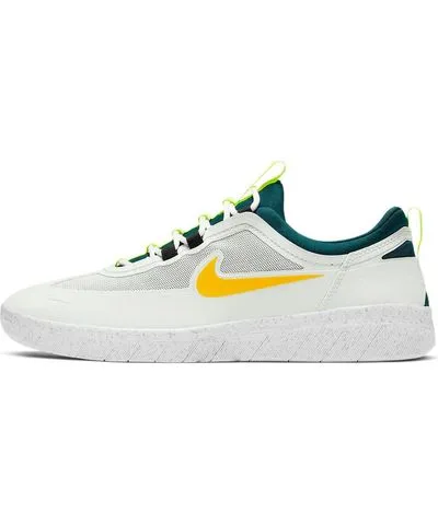 Nike Nyjah Free 2 SB 'White Geode Teal Gold'