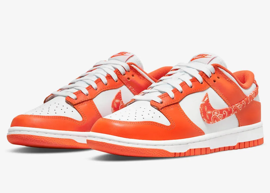 Nike SB Dunk Low Essential Orange Paisley White DH4401-103