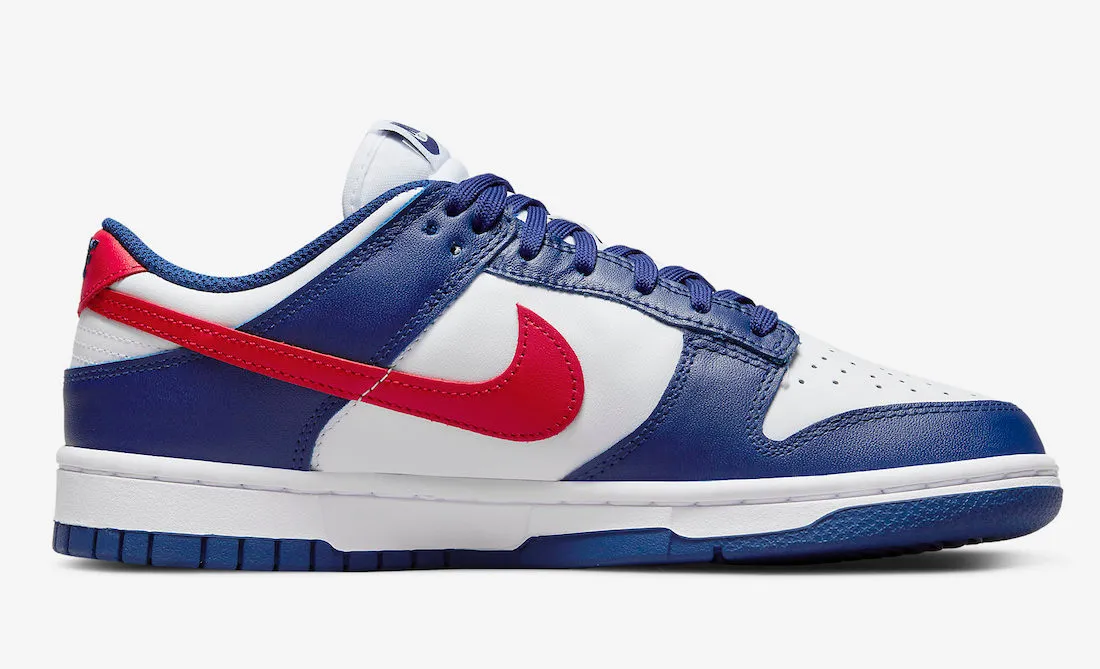 Nike SB Dunk Low USA White Royal University Red DD1503-119