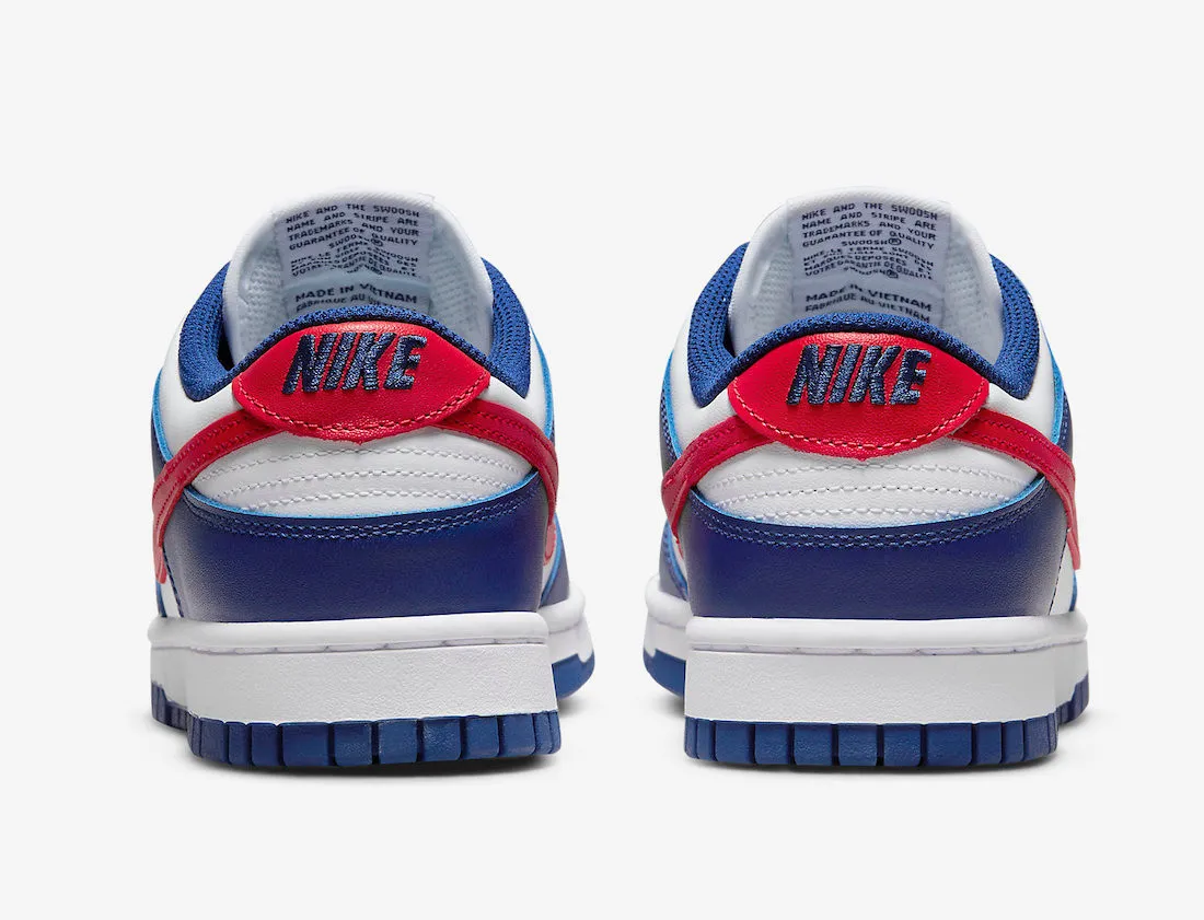 Nike SB Dunk Low USA White Royal University Red DD1503-119