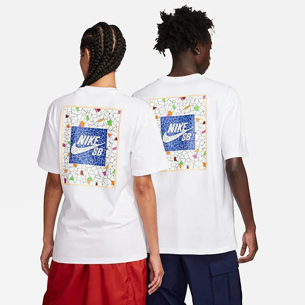 Nike SB Mosaic T-Shirt - White