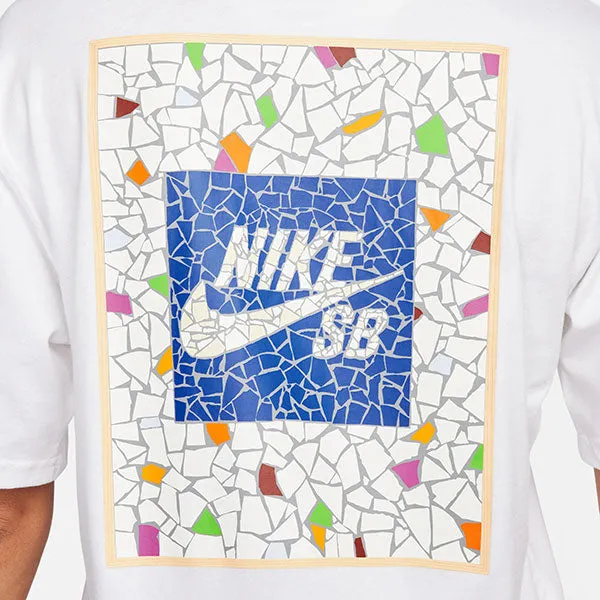 Nike SB Mosaic T-Shirt - White