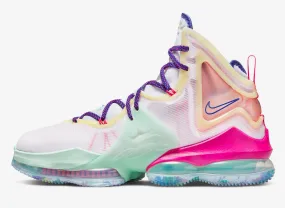 Nike Zoom LeBron 19 Valentine's Day Pink Green Purple DH8460-900