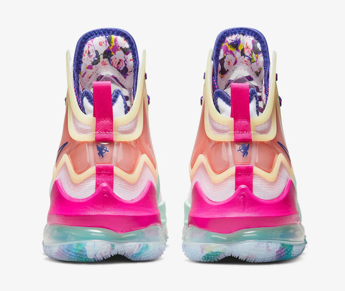 Nike Zoom LeBron 19 Valentine's Day Pink Green Purple DH8460-900