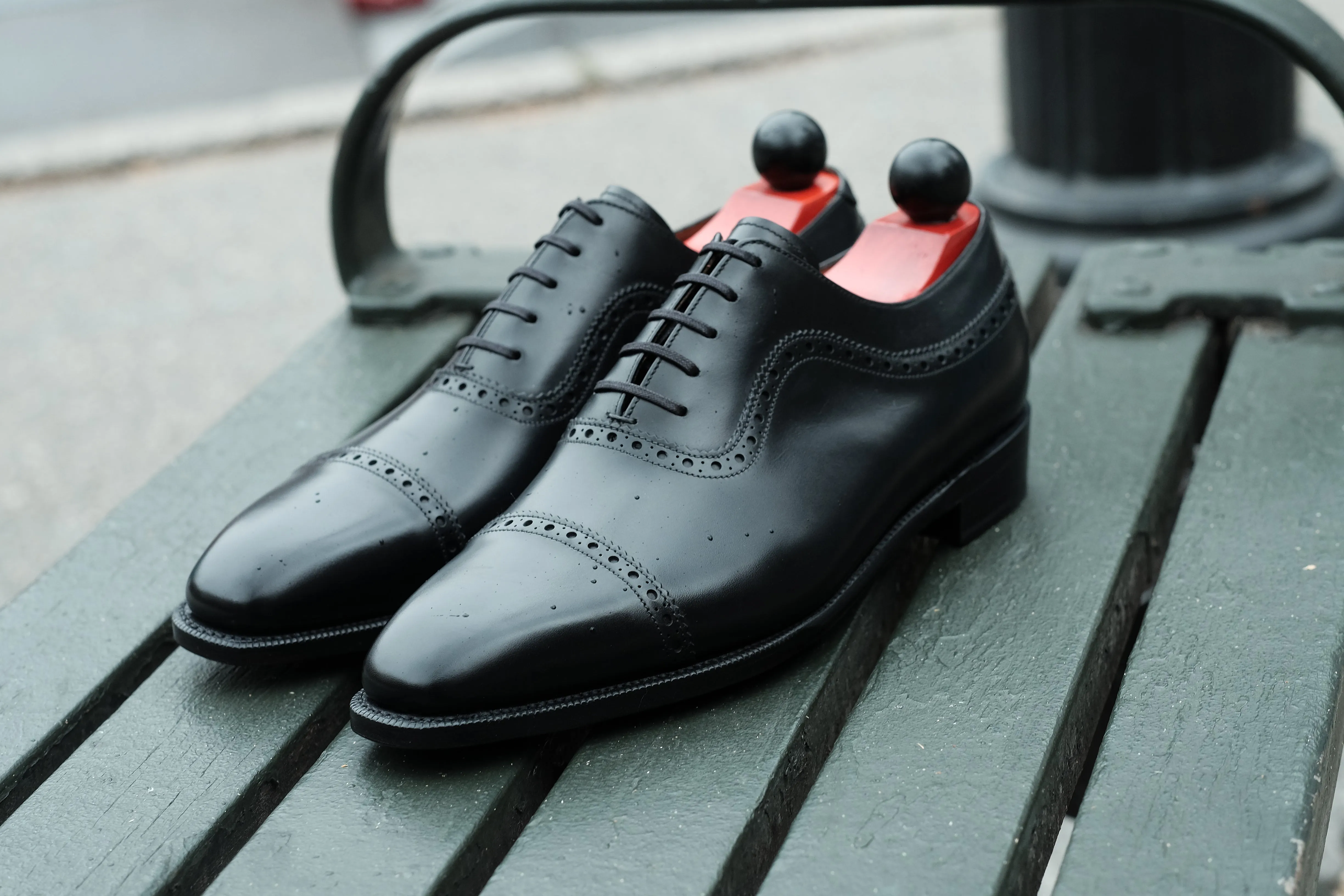 Palacio - Black Calf - MTO - LPB Last - Single Leather Sole