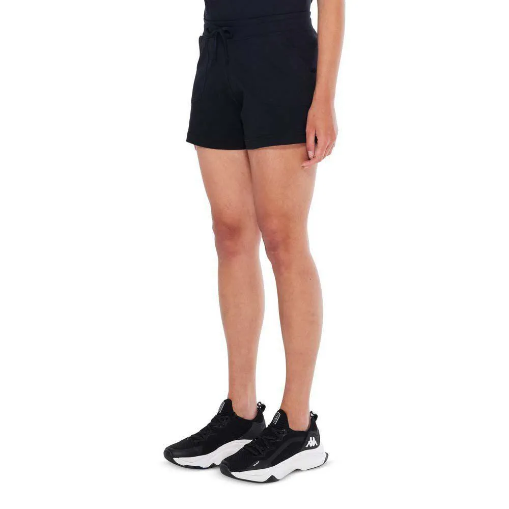 PANTALÓN CORTO MUJER KAPPA CABER 303H0Q0 Negro