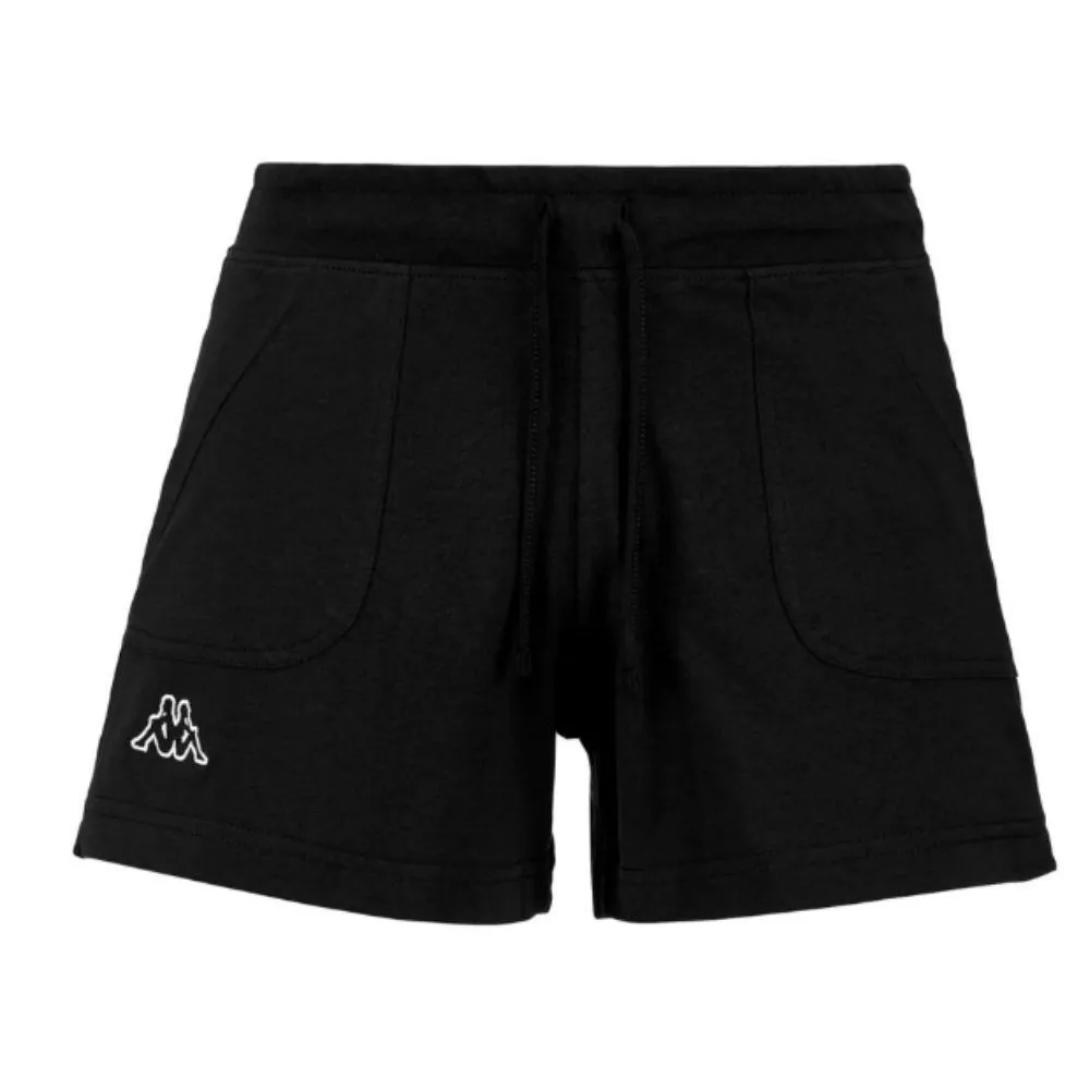 PANTALÓN CORTO MUJER KAPPA CABER 303H0Q0 Negro